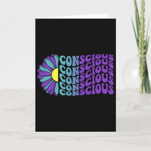 Tarjeta Prevención del Suicidio Consciente Conciencia sobr