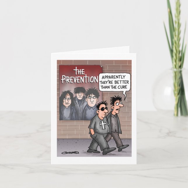 Tarjeta Prevention is better than cure (Anverso)