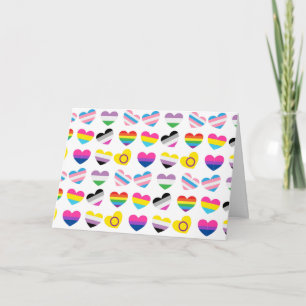 Tarjeta Pride Hearts