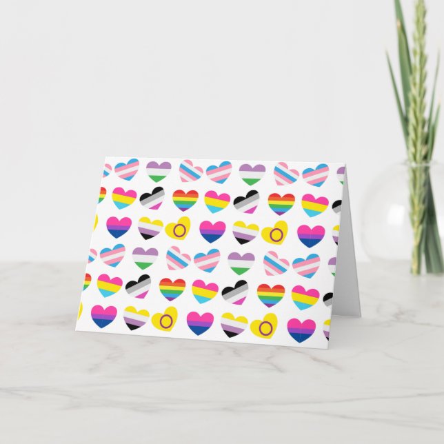 Tarjeta Pride Hearts (Anverso)