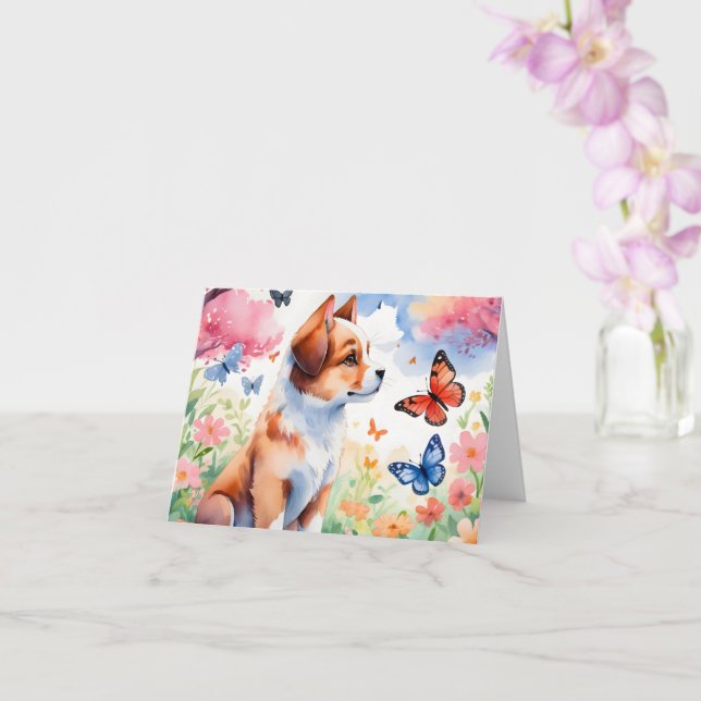 Tarjeta Primavera (Orquídea)