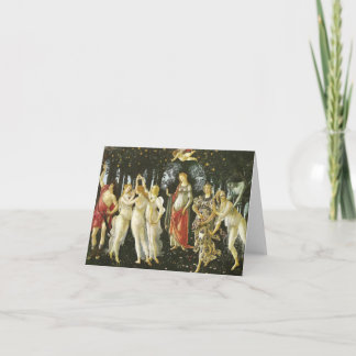 Tarjeta Primavera, Bello Artes de Sandro Botticelli