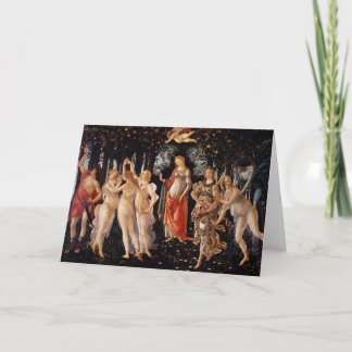 Tarjeta Primavera | Botticelli