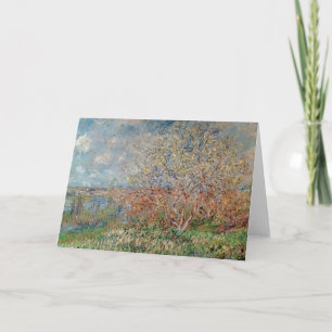 Tarjeta Primavera de Claude Monet el , 1880-82