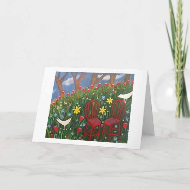 Tarjeta Primavera eléctrica (Anverso)