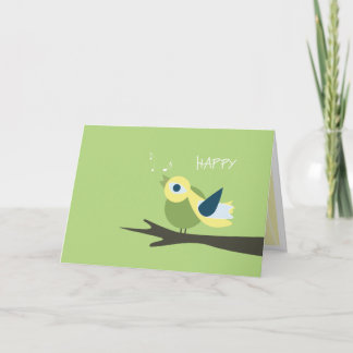 Tarjeta Primavera feliz