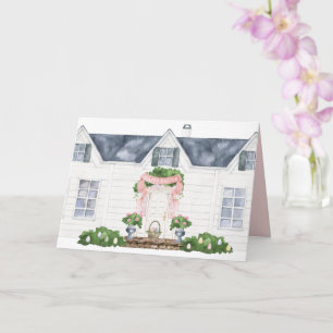Tarjeta Primavera Feliz Pascua Casa