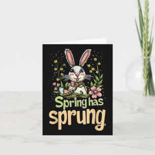 Tarjeta Primavera Tiene Tee Gráfico De Pascua De Vacacione