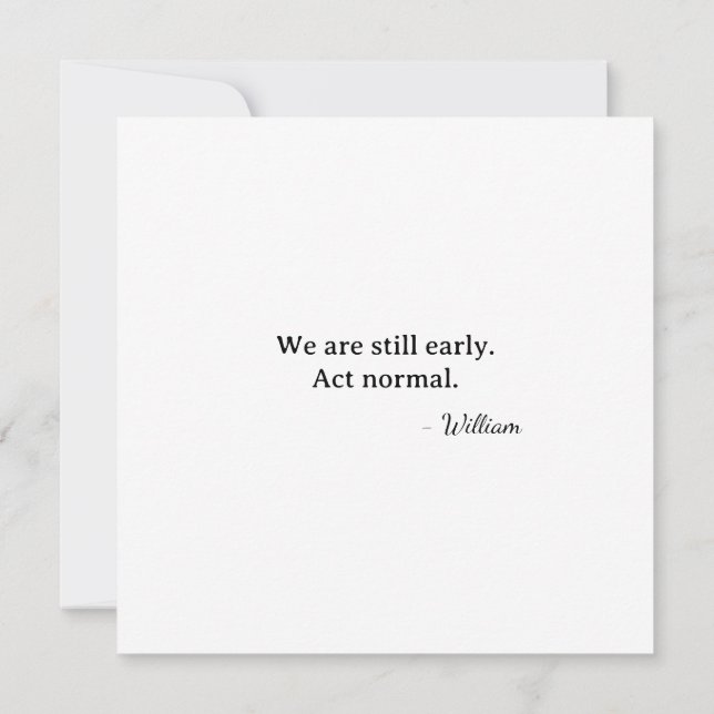 Tarjeta Primer acto de etapa temprana de San Valentín norm (Reverso)