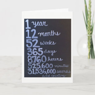 TARJETA PRIMER ANIVERSARIO A MI AMOR "POR EL RESTO DE NUES