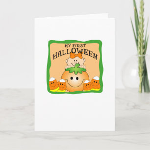 TARJETA PRIMER CHICA DE HALLOWEEN