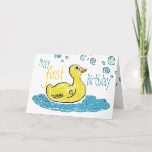 Tarjeta Primer cumpleaños