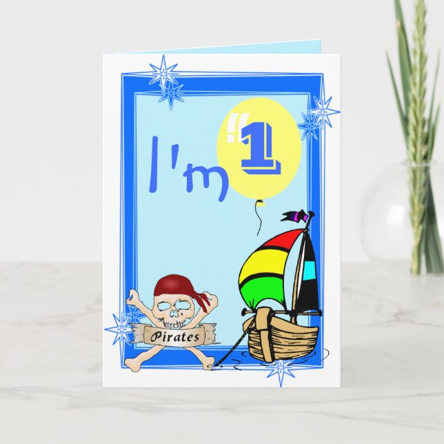 Tarjeta Primer cumpleaños (Anverso)