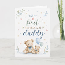 Primer cumpleaños como mi papi Oso de peluche acua
