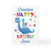 Primer cumpleaños de Grandson Dinosaur