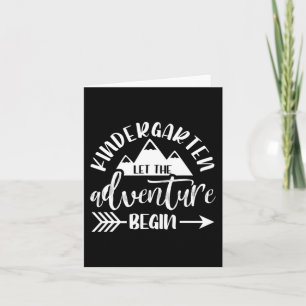 Tarjeta Primer día de la guardería, primer día, dejen que 