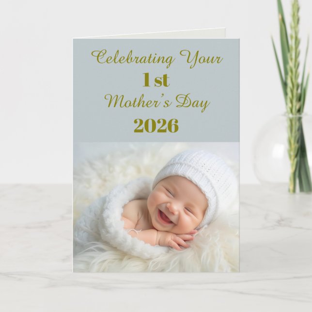 Tarjeta Primer Día de la Madre 2026 Regalo (Anverso)
