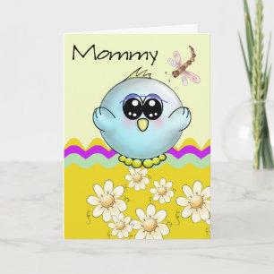 Tarjeta Primer Día de la Madre Bird