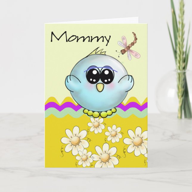 Tarjeta Primer Día de la Madre Bird (Anverso)