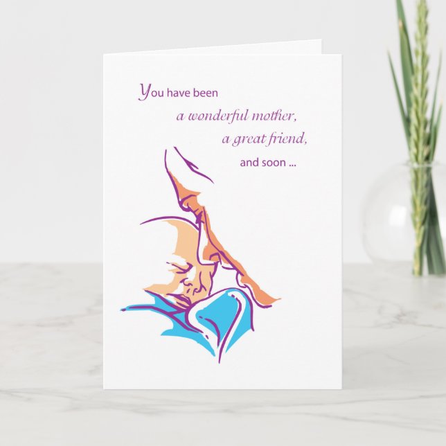 Tarjeta Primer Día de la Madre para la abuela (Anverso)