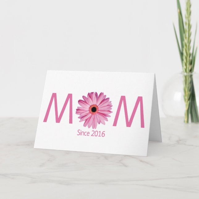 Tarjeta "Primer Día de la Madre" Personalizable (Anverso)