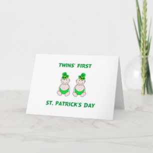 Tarjeta Primer Día de los Gemelos de San Patricio
