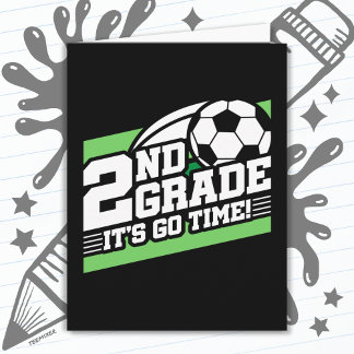 Tarjeta Primer día de regreso a la escuela del fútbol de 2