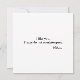 Tarjeta Primer día de San Valentín Me gustas no le des más