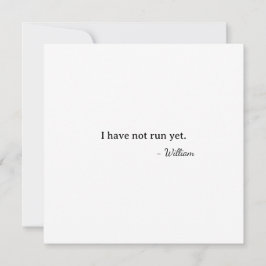 Tarjeta Primer día de San Valentín que no corro todavía