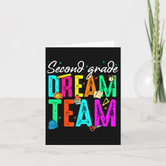 Tarjeta Primer Día Del Equipo De Sueño De Segundo Grado De