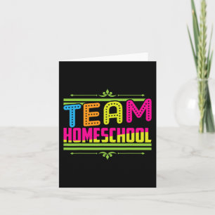 Tarjeta Primer Día Del Equipo Escolar Maestra En El Hogesc