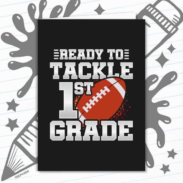 Tarjeta Primer Día del Fútbol de vuelta a la escuela (Subido por el creador)