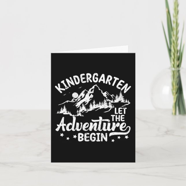 Tarjeta Primer Día Del Jardín De Niños Primer Día De La Es (Anverso)