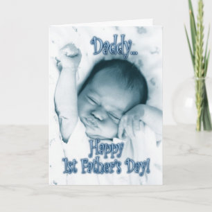 Tarjeta Primer Día del Padre desde el hijo - Stretching Ba