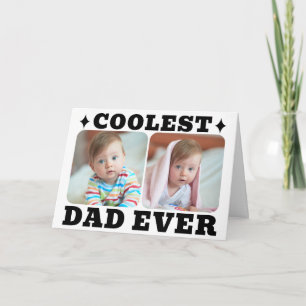 Tarjeta Primer Día del Padre Papá Más Genial de la Histori
