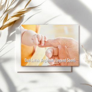 Tarjeta Primer Día del Padre personalizado de padres a hij