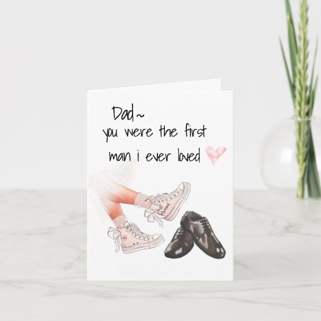 Tarjeta Primer hombre al que alguna vez me encantó la tarj (Anverso)