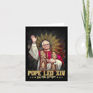 Tarjeta Primer Papa De Estados Unidos En Chicago Da Pope