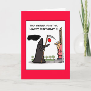 Tarjeta ¡Primer para arriba, feliz cumpleaños!!