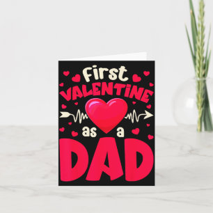 Tarjeta Primer San Valentín como papá divertido San Valent