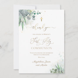 Tarjeta Primera carta de agradecimiento de la comunidad