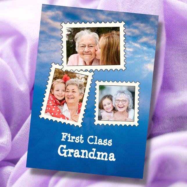 Tarjeta Primera clase La mejor abuela 3 Foto (Subido por el creador)