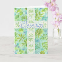 Primera felicitación por la cruz azul de la Santa