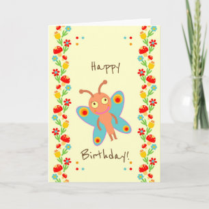 Tarjeta Primera fiesta de cumpleaños del pequeño bebé de