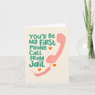 Tarjeta Primera llamada telefónica