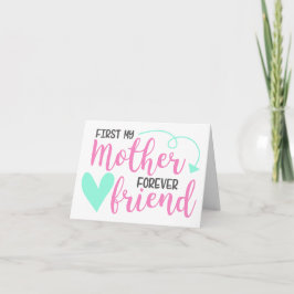 Tarjeta Primera Madre, Forever Friend PERSONALIZÓ el salud