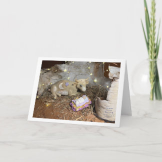 Tarjeta Primera Navidad 3D