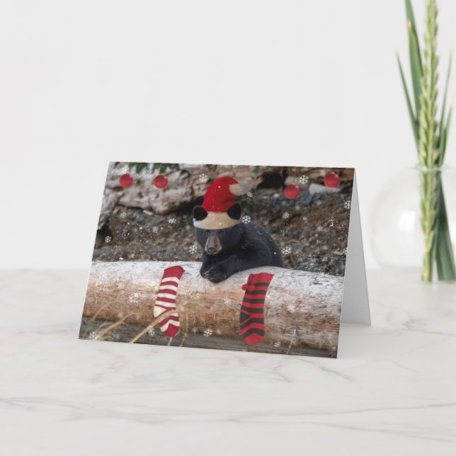 Tarjeta Primera Navidad de los Cachorros (Anverso)