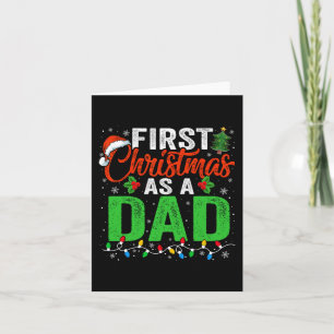 Tarjeta Primera Navidad De Papá Noel Enciende A Nuevo Padr