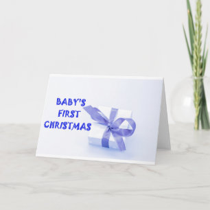 Tarjeta Primera Navidad del Bebé